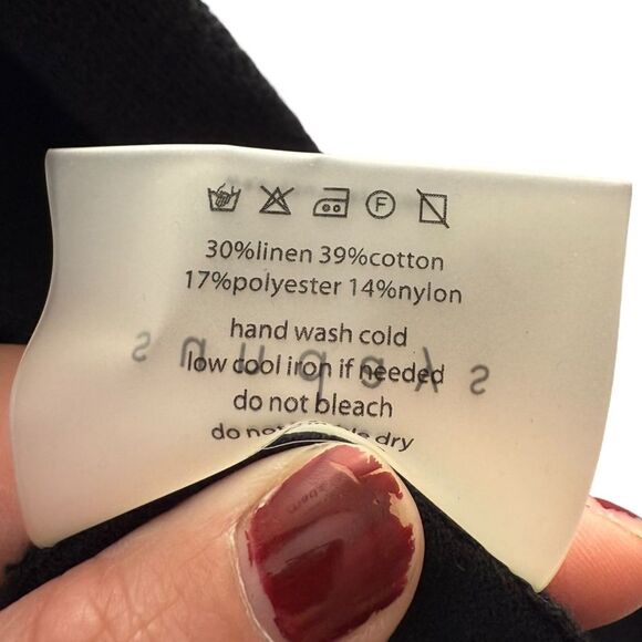 |EUC| WE ARE SUNDAYS Linen Blend Long Sleeve Full Length Lightweight Cardigan - Picture 6 of 6